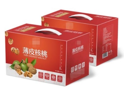 來濟南禮品盒定制廠家定制干果禮盒，讓您過個喜慶年！